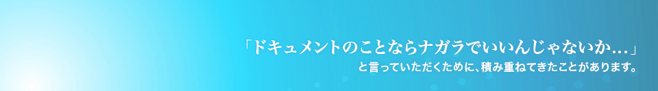 「ドキュメントのことならナガラでいいんじゃないか…」と言っていただくために、積み重ねてきたことがあります。